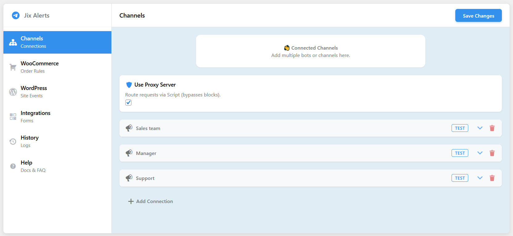 Jix Dashboard Interface